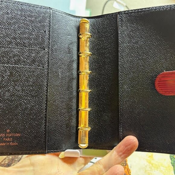 EXCELLENT CONDITION AUTH LV RED EPI AGENDA PM PLANNER COVER R20057 - Picture 5 of 7